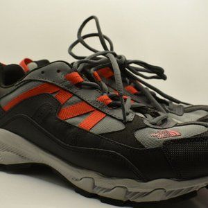 THE NORTH FACE Men’s Size 9 Black/Gray/Red Hiking Shoes